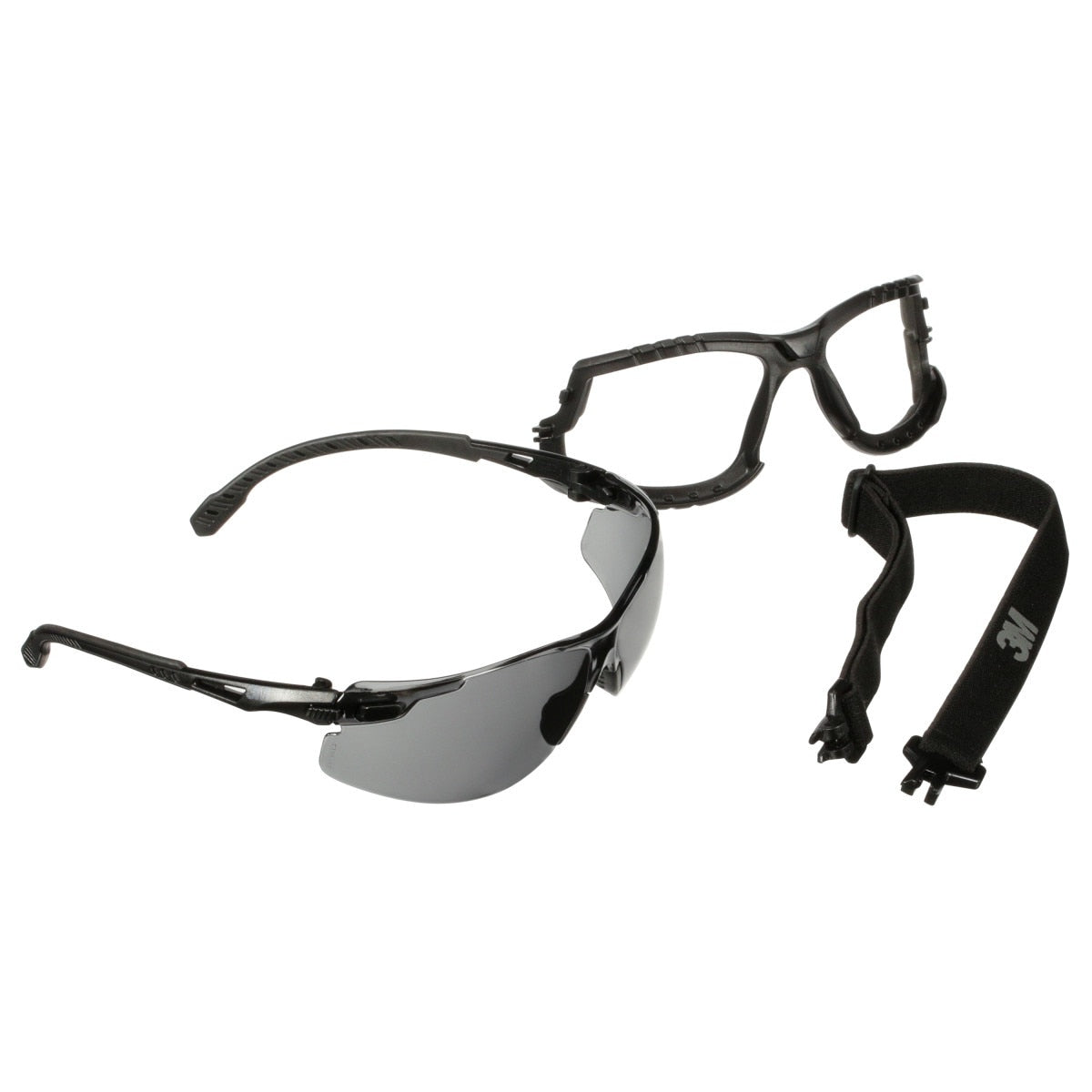 3M Solus 1000 Series Safety Glasses Kit, Black Frame, Gray Scotchgard Anti-Fog Lens (S1502SGAF-KT) (7100221211) (20 Pack) - 10