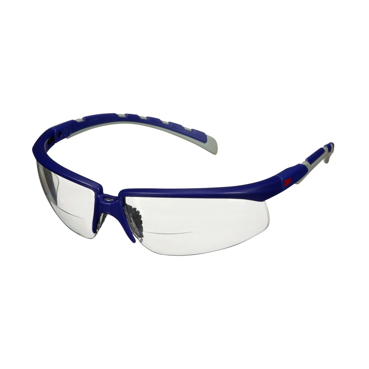 3M Solus 2000 Series Safety Reader Glasses, Blue Gray Temples, Clear +1.5 Anti Fog Anti Scratch Lens (S2015AF-BLU) (7100221704) (20 Pack) - 6