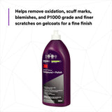 3M Perfect-It Gelcoat Compound + Polish, 1 qt (32 fl oz/946 mL) Bottle (30344) (7100223149) (6 Pack) - 3