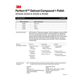3M Perfect-It Gelcoat Compound + Polish, 1 qt (32 fl oz/946 mL) Bottle (30344) (7100223149) (6 Pack) - 9