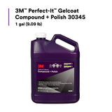 3M Perfect-It Gelcoat Compound and Polish, Professional Grade, Liquid, White, 1 gal (30345) (7100223173) (4 Pack) - 6