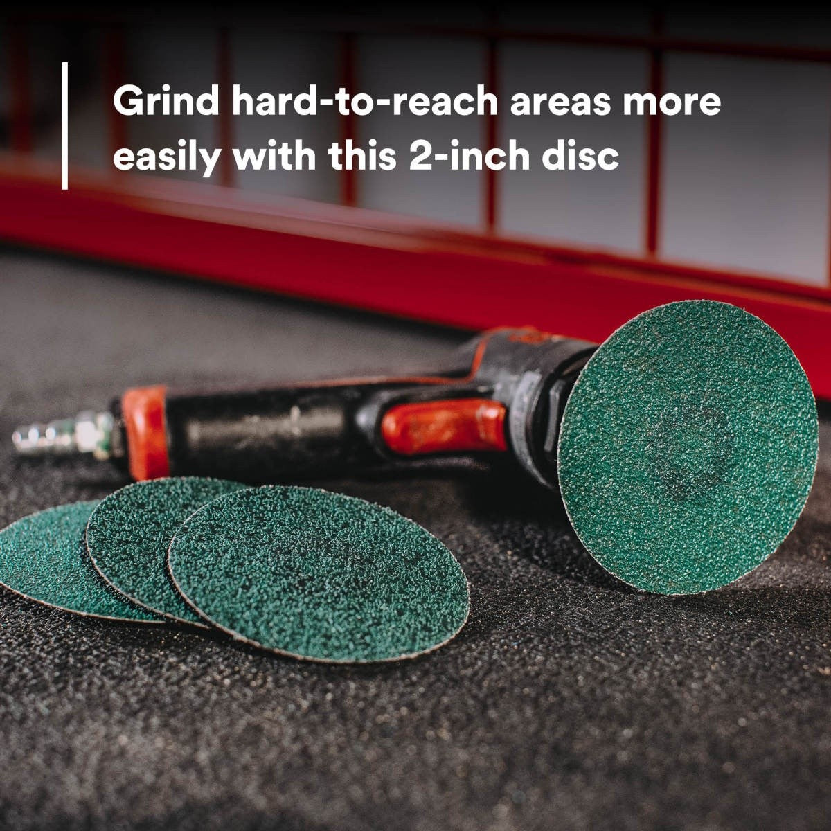 3M 36526 Green Corps Roloc Abrasive Disc 60 Grit Green 2 in (7100225150) (250 Pack) - 6