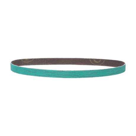 3M 36517 Green Corps Abrasive File Belt, 60 Grit, Ceramic Aluminum Oxide, Green, 1/2 in x 18 in (7100226310) (100 Pack)