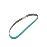 3M 36517 Green Corps Abrasive File Belt, 60 Grit, Ceramic Aluminum Oxide, Green, 1/2 in x 18 in (7100226310) (100 Pack) - 4