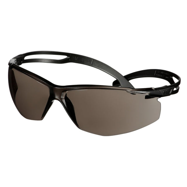 3M SF502AF-BLK SecureFit 500 Series Safety Glasses, Impact Rated ANSI Z87, Adjustable Ratchet Temples, Anti-Fog/Anti-Scratch Gray Lens, Black Frame (7100228722) (20 Pack)