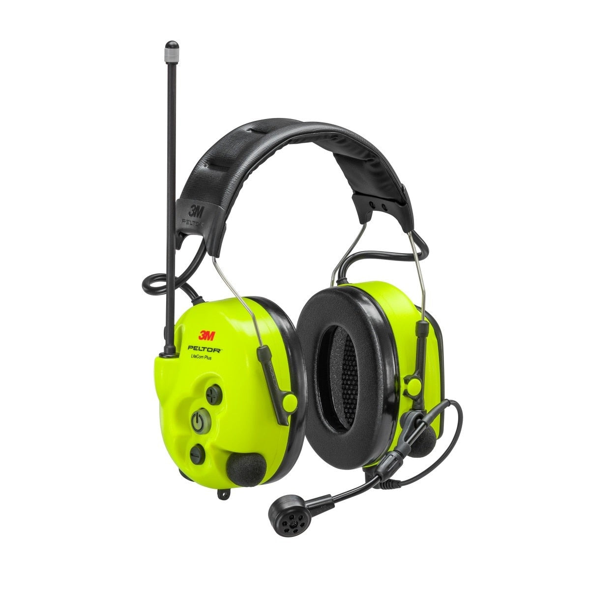 3M MT73H7A4610NA PELTOR LiteCom Plus Headset with Integrated 2-Way Radio, Headband Style (7100229187) (1 Count)