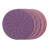 3M 732U Xtract Hookit Paper Disc, Assorted 80+ to 220+, C Weight, Purple, 5 in, 500LG (7100230325) (300 Pack) - 4