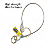 3M 5900552 DBI-SALA Pass-Thru Cable Tie-Off Adapter Anchor, Stainless Steel, Silver, 10 ft (7100231778) - 4