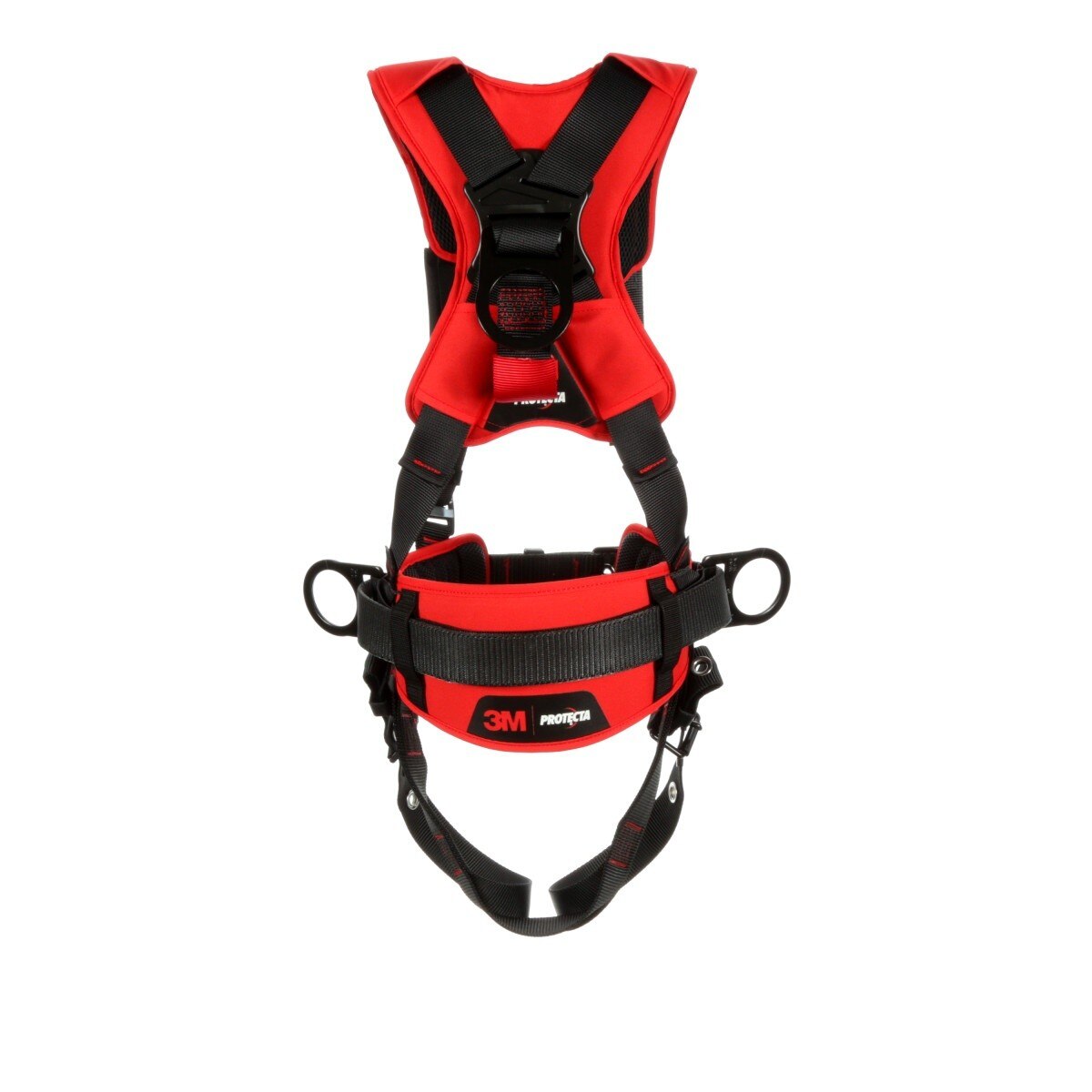 3M 1161205 PROTECTA Comfort Construction Style Positioning Safety Harness, Black, Medium Large (7100232012) (60 Pack) - 4