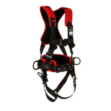 3M 1161208 PROTECTA P200 Comfort Construction Positioning Safety Harness, Black, 2X-Large (7100232015) - 3