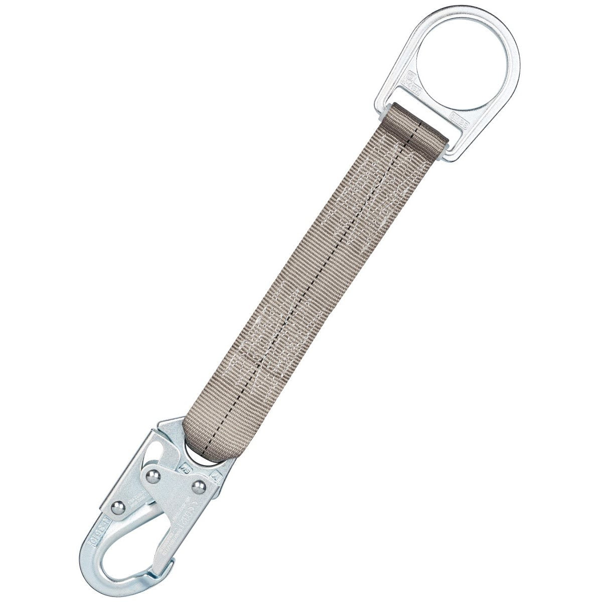 3M 1385000 PROTECTA Web D-Ring Extension Anchor, Polyester Web, 1.5 ft, Gray (7100232040) (20 Pack)
