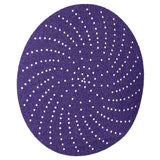 3M 732U Xtract Hookit Paper Disc, 80+ to 220+, C-weight, Purple, 6 in, 600LG Multi-Hole (7100232736) (300 Pack) - 2