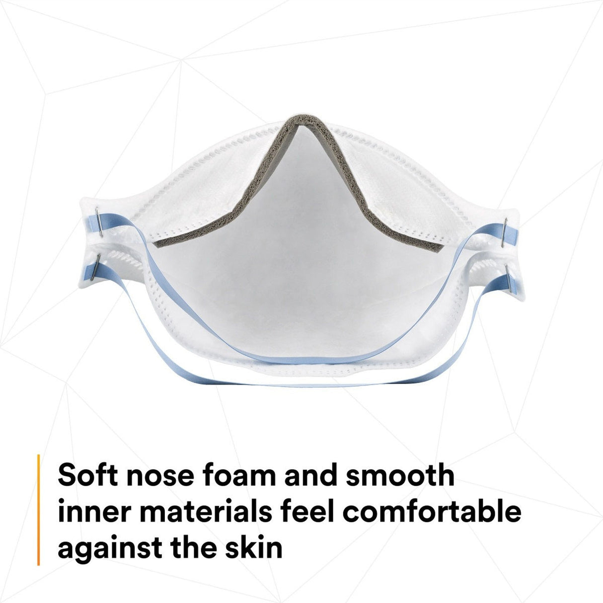 3M 9205+ BULK Aura N95 Particulate Respirator, Flat Fold 3-Panel, Standard Size, White, Individually Wrapped (7100232940) (440 Pack) - 8