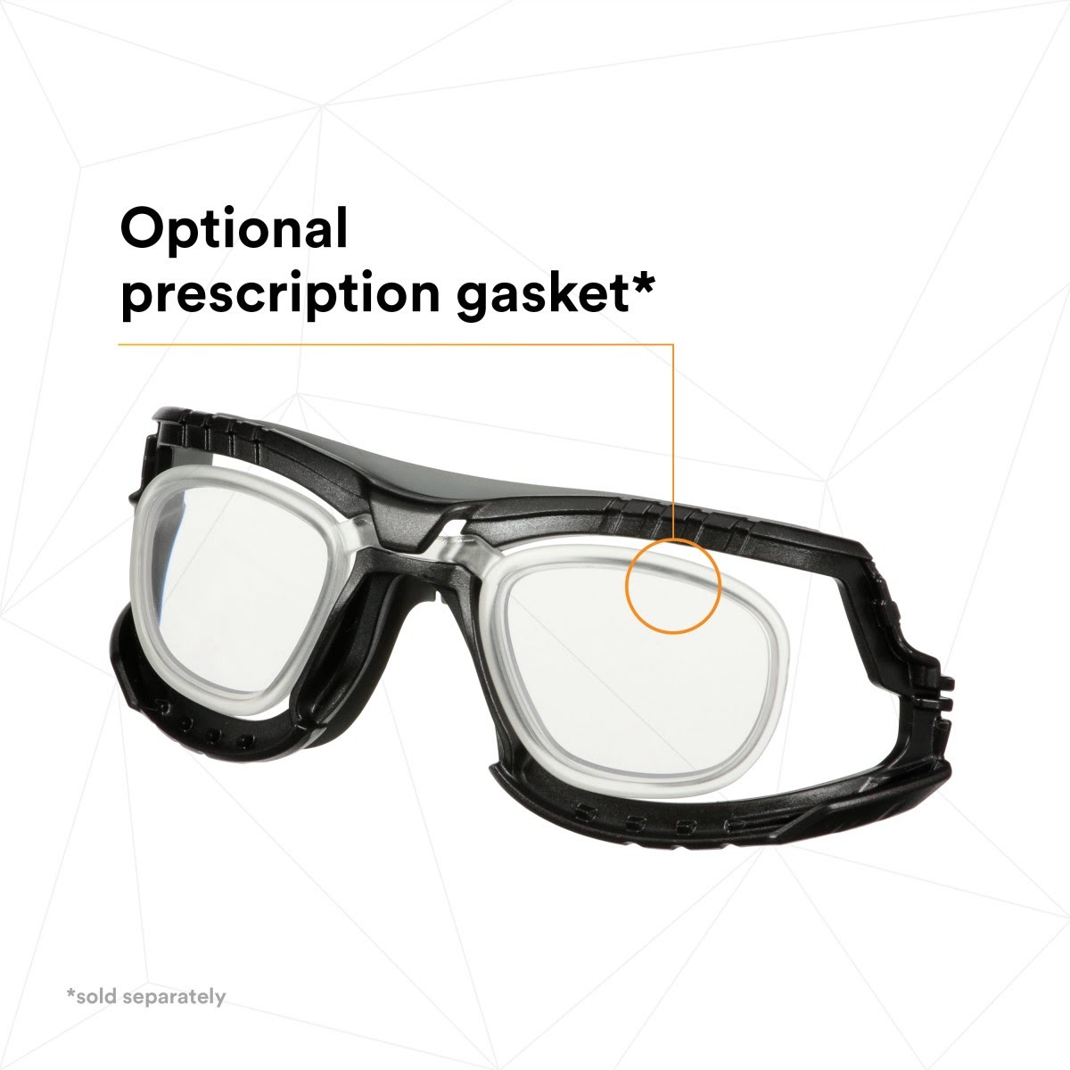 3M S1201SGAF-TSKT Solus 1000 Series Safety Glasses, Green/Black, Scotchgard Anti-Fog Coating, Clear Lens, TPE Gasket and Strap (7100234544) (20 Pack) - 9