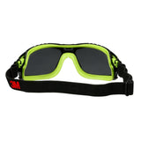 3M S1202SGAF-TSKT Solus 1000 Series Safety Glasses, Green Black, Gray Anti Fog Anti Scratch Lens, TPE Gasket with Strap (7100235154) (20 Pack) - 3