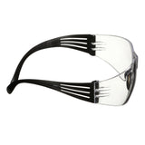 3M SecureFit 100 Series Safety Glasses Clear Anti-Scratch Lens Black Temples (7100238171) (100 Pack) - 6