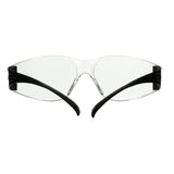 3M SecureFit 100 Series Safety Glasses Clear Anti-Scratch Lens Black Temples (7100238171) (100 Pack) - 7