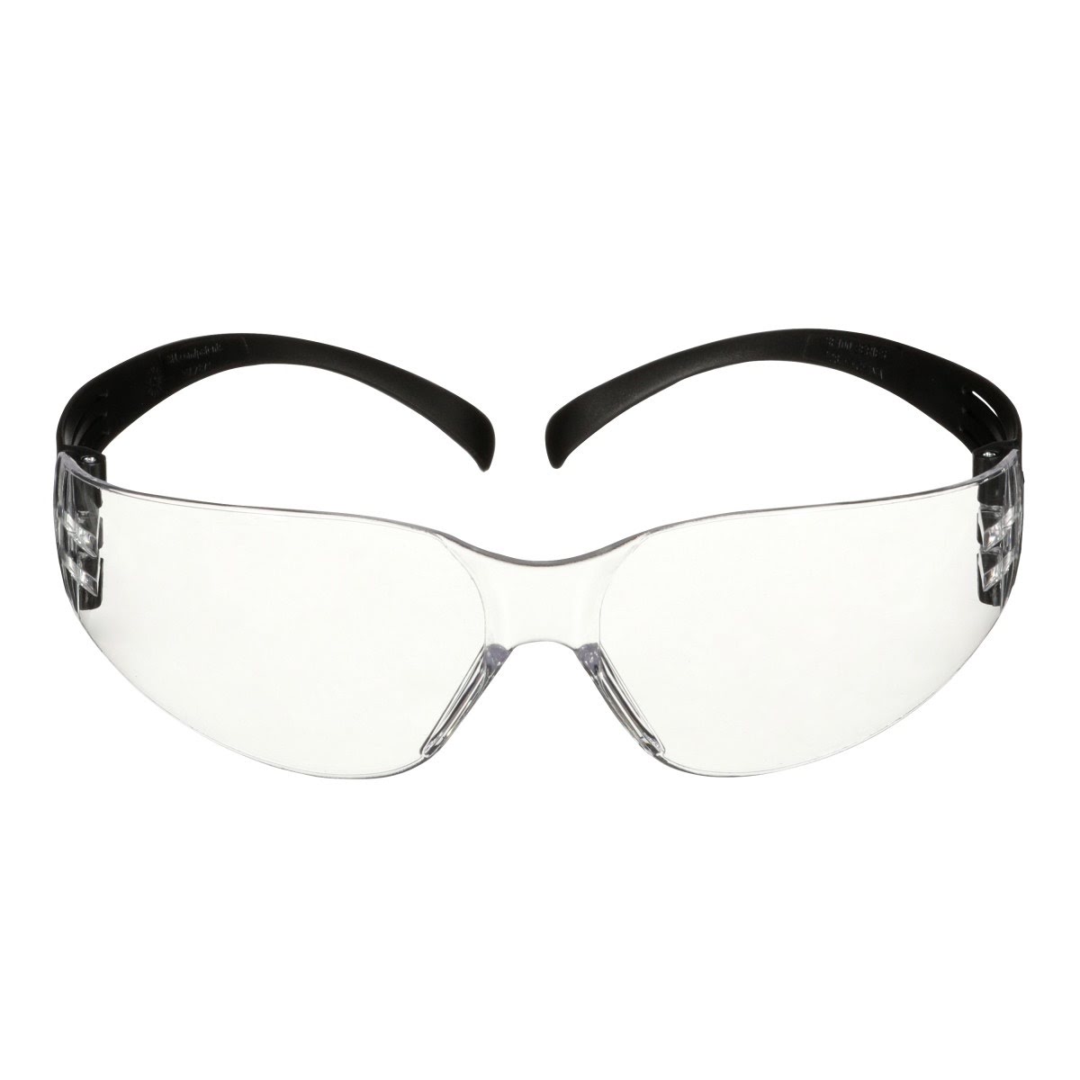 3M SecureFit 100 Series Safety Glasses Clear Anti-Scratch Lens Black Temples (7100238171) (100 Pack) - 8