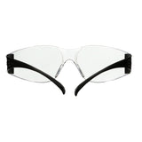 3M SF101AF-BLK SecureFit 100 Series, Black Temples, Clear Anti-Fog/Anti-Scratch Lens (7100238174) (20 Pack) - 7