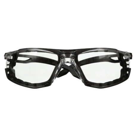 3M SF501SGAF-BLK-FM SecureFit 500 Series Safety Glasses, Anti-Fog Coating, Anti-Scratch Clear Lens, Black Frame with Foam Gasket, ANSI-ISEA Z87.1-2020 (7100238909) (400 Pack)