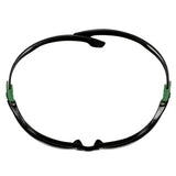 3M SF530AF-GRN SecureFit 500 Series Safety Glasses ANSI Z87 Impact Rated IR 3.0 Gray Anti Fog Anti Scratch Lens Black Green Frame (7100239086) (20 Pack) - 10