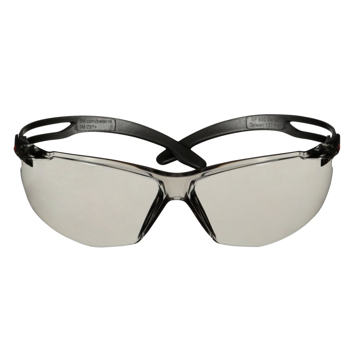 3M SF507SGAF-BLK SecureFit 500 Safety Glasses Anti Fog Coating IO Gray Lens Black Frame ANSI Z87 (7100239091) (20 Pack) - 4
