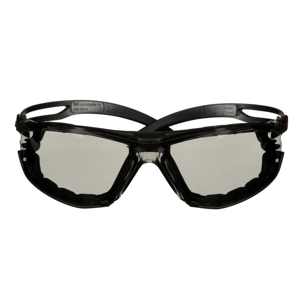 3M SF507SGAF-BLK-FM SecureFit 500 Series Safety Glasses, Anti-Fog Coating, Indoor/Outdoor Gray Lens, Black Frame with Foam Gasket (7100239092) (20 Pack) - 8