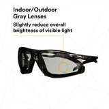 3M SF507SGAF-BLK-FM SecureFit 500 Series Safety Glasses, Anti-Fog Coating, Indoor/Outdoor Gray Lens, Black Frame with Foam Gasket (7100239092) (20 Pack) - 10