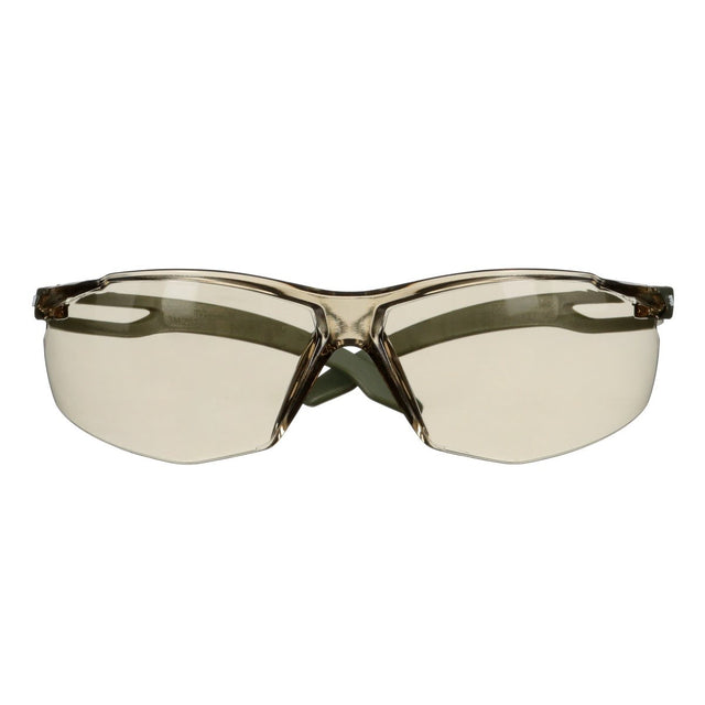 3M SecureFit 500 Series Safety Glasses, Scotchgard Anti Fog Coating, Anti Scratch, Light Brown Lens, Olive Frame, ANSI Z87.1-2020 (SF528SGAF-DGR) (7100239191) (20 Pack)