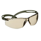 3M SecureFit 500 Series Safety Glasses, Scotchgard Anti Fog Coating, Anti Scratch, Light Brown Lens, Olive Frame, ANSI Z87.1-2020 (SF528SGAF-DGR) (7100239191) (20 Pack) - 4