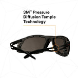 3M SF502SGAF-BLK-FM SecureFit 500 Series Safety Glasses, Gray Lens, Black Frame, Anti-Fog Coating, Anti-Scratch, Foam Gasket (7100239195) (20 Pack) - 3