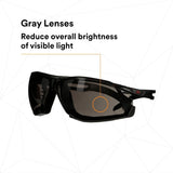3M SF502SGAF-BLK-FM SecureFit 500 Series Safety Glasses, Gray Lens, Black Frame, Anti-Fog Coating, Anti-Scratch, Foam Gasket (7100239195) (20 Pack) - 5