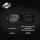 3M SF502SGAF-BLK-FM SecureFit 500 Series Safety Glasses, Gray Lens, Black Frame, Anti-Fog Coating, Anti-Scratch, Foam Gasket (7100239195) (20 Pack) - 9