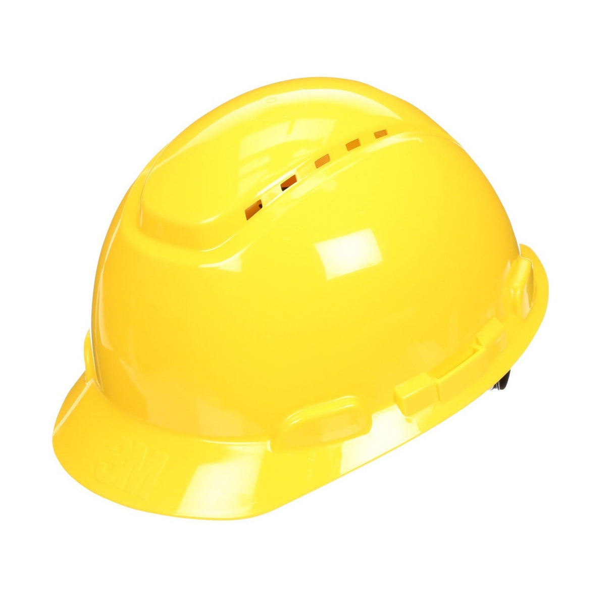 3M H-702SFV-UV SecureFit Vented Cap Style Hard Hat with UVicator Sensor, Yellow, 4-Point Ratchet Suspension, ANSI Z89.1, Medium (7100239986) (20 Pack) - 3