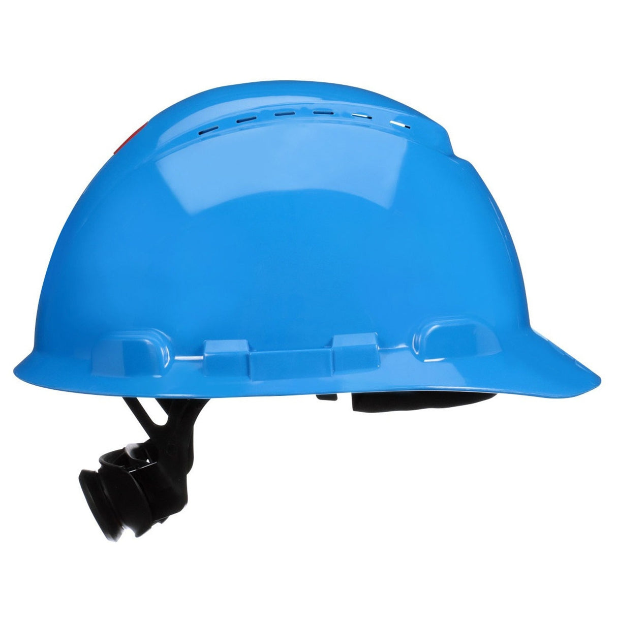 3M H-703SFV-UV SecureFit Blue Vented Cap Style Hard Hat with Uvicator Sensor, 4-Point Pressure Diffusion Ratchet Suspension, ANSI Z89.1 (H-703SFV-UV) (7100239988) (20 Pack) - 2