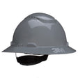 3M SecureFit Full Brim Hard Hat, Grey, Vented, 4-Point Pressure Diffusion Ratchet Suspension with UVicator (H-808SFV-UV) (7100239989) (20 Pack)