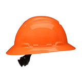 3M H-806SFR-UV SecureFit Full Brim Hard Hat, Orange, Non-Vented with Uvicator and 4-Point Ratchet Suspension (7100239992) - 5
