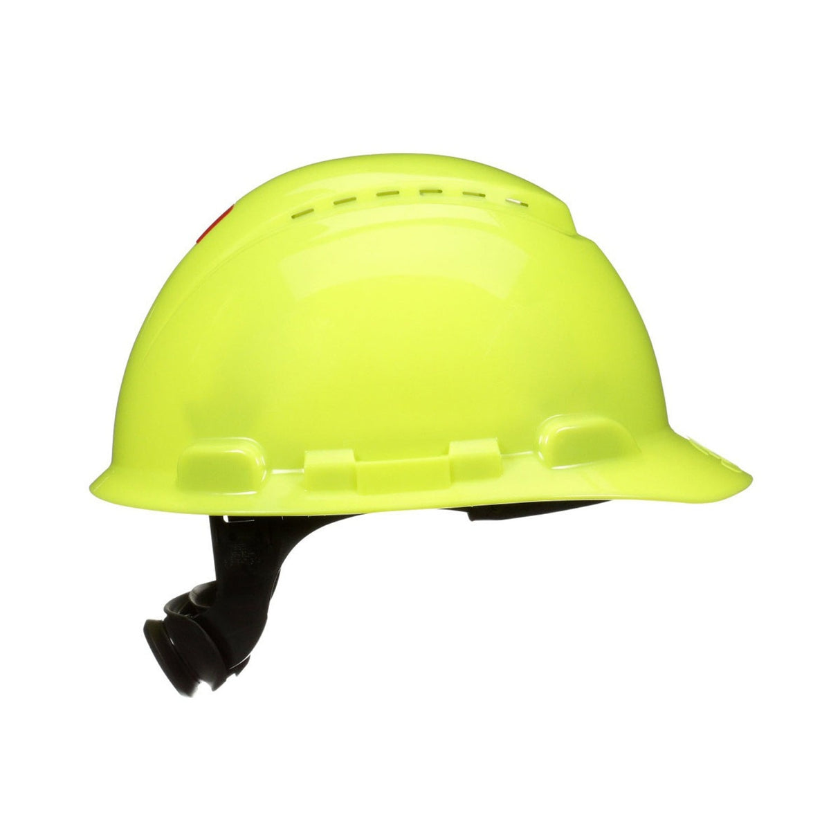 3M H-709SFV-UV SecureFit Vented Cap Style Hard Hat, Hi-Vis Yellow, Uvicator Sensor, 4-Point Ratchet Suspension, ANSI Z89.1 (7100239995) (20 Pack) - 2