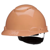 3M H-711SFV-UV SecureFit Vented Cap Style Hard Hat, Tan, 4-Point Ratchet Suspension, Uvicator Sensor, ANSI Z89.1 (7100239997) (20 Pack)