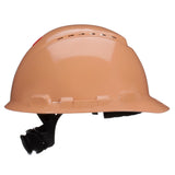 3M H-711SFV-UV SecureFit Vented Cap Style Hard Hat, Tan, 4-Point Ratchet Suspension, Uvicator Sensor, ANSI Z89.1 (7100239997) (20 Pack) - 2