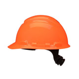 3M H-706SFR-UV SecureFit Orange Non-Vented Cap Style Safety Helmet with Uvicator Sensor, 4-Point Ratchet Pressure Diffusion Suspension, HDPE, ANSI Z89.1 (7100239998) (20 Pack) - 5