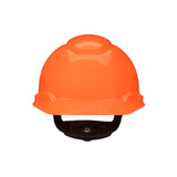3M H-707SFR-UV SecureFit Hi-Vis Orange Non-Vented Cap Style Hard Hat with Uvicator and 4-Point Ratchet Suspension (7100239999) - 3