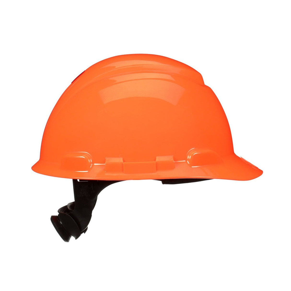 3M H-707SFR-UV SecureFit Hi-Vis Orange Non-Vented Cap Style Hard Hat with Uvicator and 4-Point Ratchet Suspension (7100239999) - 4