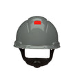 3M H-708SFR-UV SecureFit Non-Vented Cap Style Hard Hat, Gray, Uvicator Sensor, 4-Point Ratchet Suspension, ANSI Z89.1 (7100240000) (20 Pack)