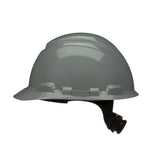 3M H-708SFR-UV SecureFit Non-Vented Cap Style Hard Hat, Gray, Uvicator Sensor, 4-Point Ratchet Suspension, ANSI Z89.1 (7100240000) (20 Pack) - 2