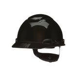 3M H-712SFR-UV SecureFit Black Non-Vented Cap Style Safety Helmet with Uvicator Sensor, 4-Point Pressure Diffusion Ratchet Suspension, ANSI Z89.1 (H-712SFR-UV) (7100240001) (20 Pack) - 3
