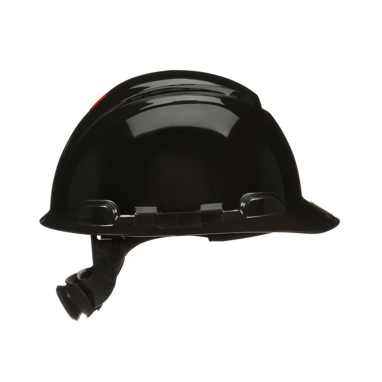 3M H-712SFR-UV SecureFit Black Non-Vented Cap Style Safety Helmet with Uvicator Sensor, 4-Point Pressure Diffusion Ratchet Suspension, ANSI Z89.1 (H-712SFR-UV) (7100240001) (20 Pack) - 4