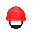 3M H-705SFR-UV SecureFit Hard Hat Cap Style Red Non-Vented Uvicator Sensor 4-Point Ratchet Suspension ANSI Z89.1 (7100240004) (20 Pack)