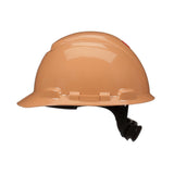 3M H-711SFR-UV SecureFit Tan Cap Style Hard Hat, Non-Vented, Uvicator Sensor, 4-Point Ratchet, ANSI Z89.1 (7100240006) (20 Pack) - 3