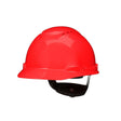 3M H-705SFV-UV SecureFit Hard Hat, Red, Vented Cap with Uvicator Sensor, 4-Point Ratchet Suspension, ANSI Z89.1 (7100240007) (20 Pack)